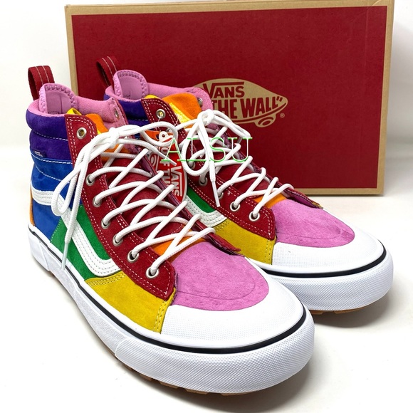 VANS SK8-HI MTE 2.0 DX Suede Rainbow Men’s Boots - Picture 2 of 11